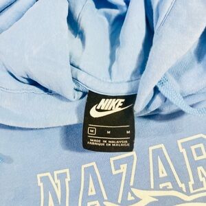 Nike Light Blue Graphic Hoodie